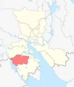 Николо-Раменское сельское поселение (упразднено) на карте