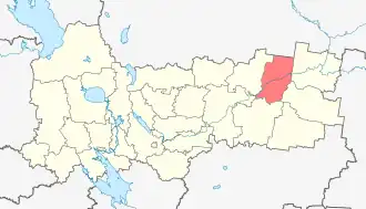 Нюксенский районНюксенский муниципальный округ на карте