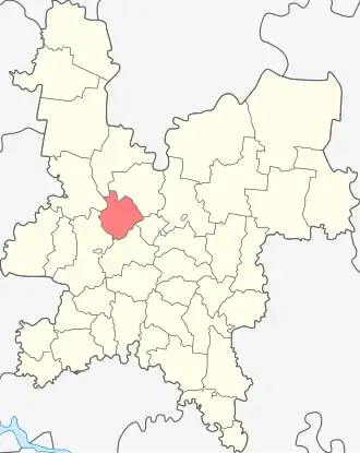 Орловский район на карте