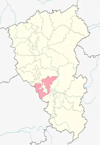 Прокопьевский районПрокопьевский муниципальный округ на карте