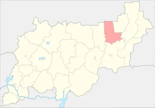 Пыщугский район на карте