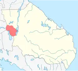 Городское поселение Ревда на карте