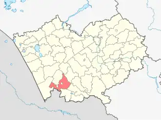 Рубцовский район на карте