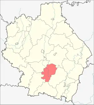 Сампурский район на карте