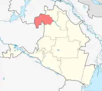 Сарпинский район на карте