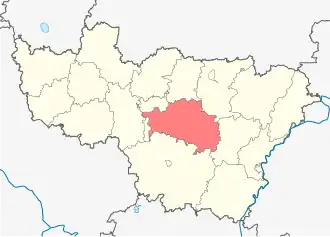 Судогодский район на карте