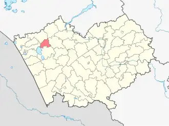 Суетский район на карте