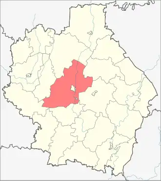 Тамбовский район на карте