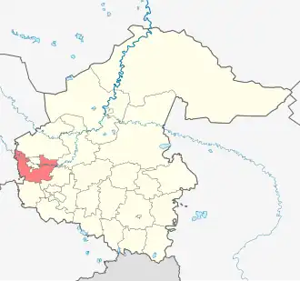 Тюменский район на карте