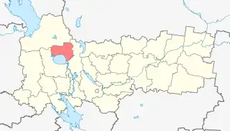 Вашкинский район на карте