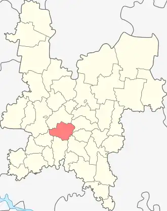 Верхошижемский район на карте