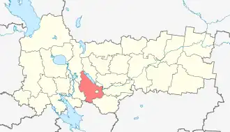 Вологодский муниципальный округ на карте