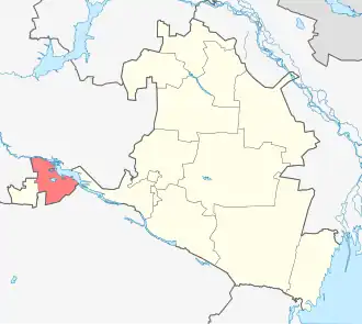 Яшалтинский район на карте