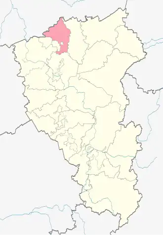 Яйский районЯйский муниципальный округ на карте