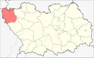 Земетчинский район на карте