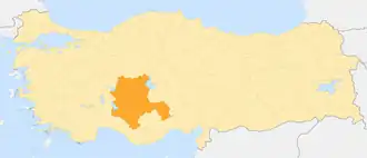 Конья на карте