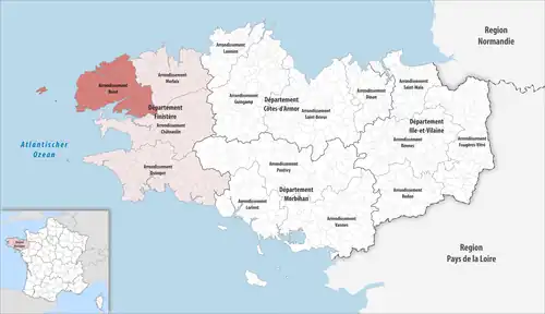 Брест на карте