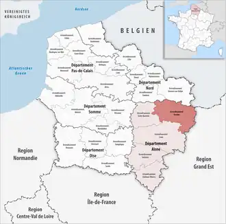 Вервен на карте