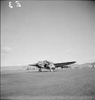 Lockheed Hudson из 269-й эскадрильи готовится к вылету на патрулирование над Северной Атлантикой из аэродрома Калдадарнес