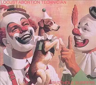 Обложка альбома Butthole Surfers «Locust Abortion Technician» (1987)