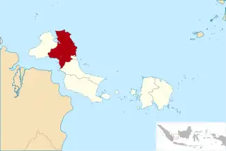 округ Банка на карте