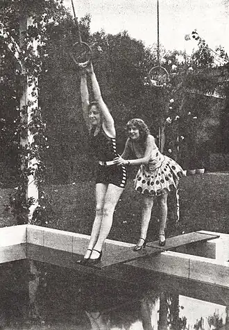 Лола Тодд[англ.] и Роуз Блоссом в 1926 году