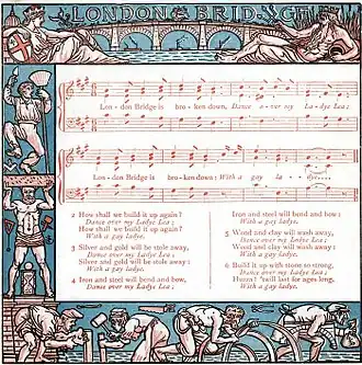Обложка песни «London Bridge Is Falling Down»