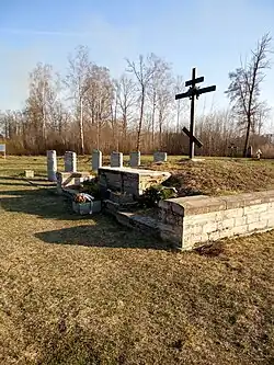 Братское кладбище в Нарве, 2021 год