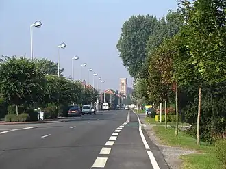 Улица Жоржа Помпиду в Лон-Плаже