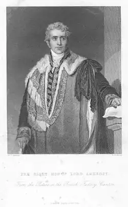 Гравюра богатого молодого человека, одетыого мантией члена Палаты лордов