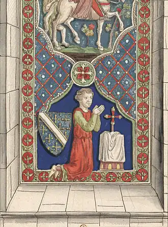 Луи де Сансер, репродукция витража Шартрского собора