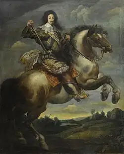 Портрет Людовика XIII. Ок. 1630. Холст, масло. Версаль