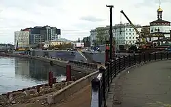 Берегоукрепление Ангары и реконструкция Нижней набережной