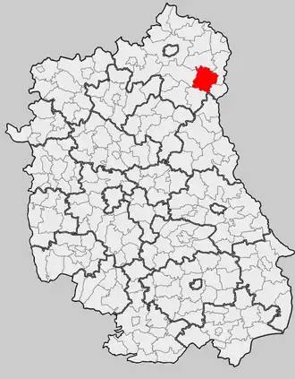 Тучна на карте