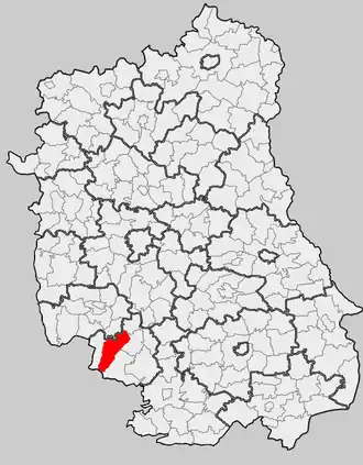 Модлибожице на карте