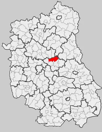 Людвин на карте