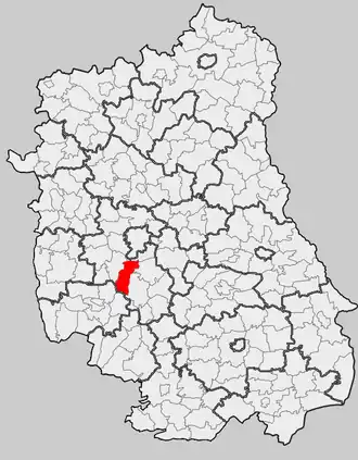 Стшижевице на карте