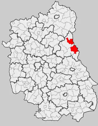 Влодава на карте