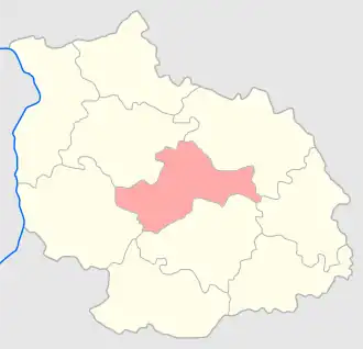 Красноставский уезд на карте