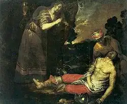 Танкред и Эрминия. Между 1635 и 1645. Холст, масло. Национальный музей изящных искусств, Рио-де-Жанейро