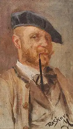 Портрет Карела Рашека работа худ.Людека Марольда
