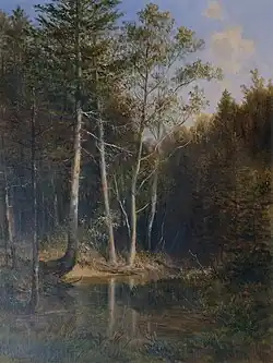 Лесной пейзаж поблизости от Каумберга, 1878, Галерея Бельведер