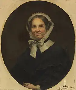 Портрет матери, Амалии Тирш. 1877. Холст, масло