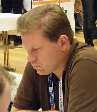 20 ноября 2008. Во время шахматной олимпиады в Дрездене