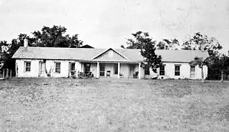 Форт Даллас, построенный в 1836 году, военная база времен семинолских войн, около 1930-х годов