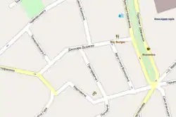 На карте города