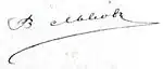 Изображение автографа