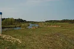 Река Льва у деревни Ольманы, Беларусь