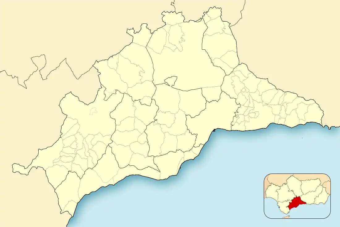 Торремолинос на карте