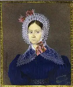 Портрет Марии Ивановны Верзилиной работы Романа Вильчинского, 1835 г.